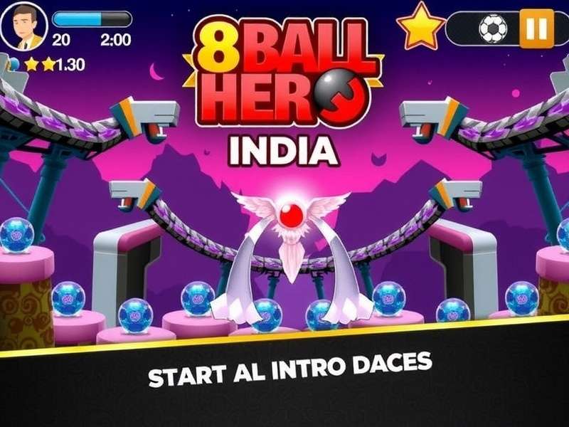 8 Ball Hero India Gameplay 8 Ball Hero India Game Screenshot